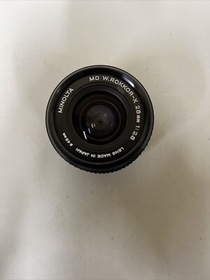 Minolta MD W.ROKKOR-X 28mm f2.8 Lens/EXCELLENT CONDITIONS | eBay