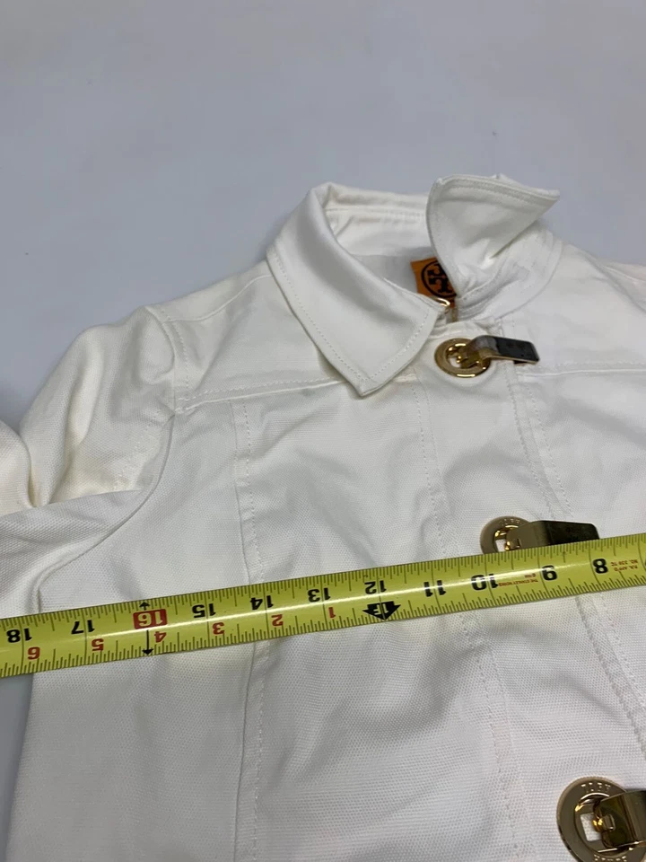 Tory Burch Jacket Blazer White 4 Women's  A29 - Image 3 of 4