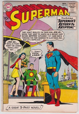 Superman #141 G+ 2.5 Superman's Return To Krypton Wayne ...