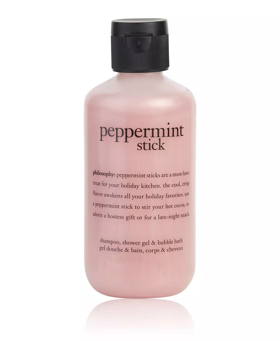 PHILOSOPHY PEPPERMINT STICK SHAMPOO SHOWER GEL BUBBLE BATH 4 OZ NEW