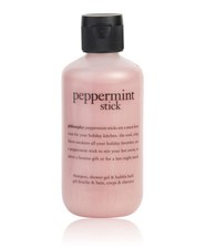 PHILOSOPHY PEPPERMINT STICK SHAMPOO SHOWER GEL  BUBBLE BATH 4 OZ NEW