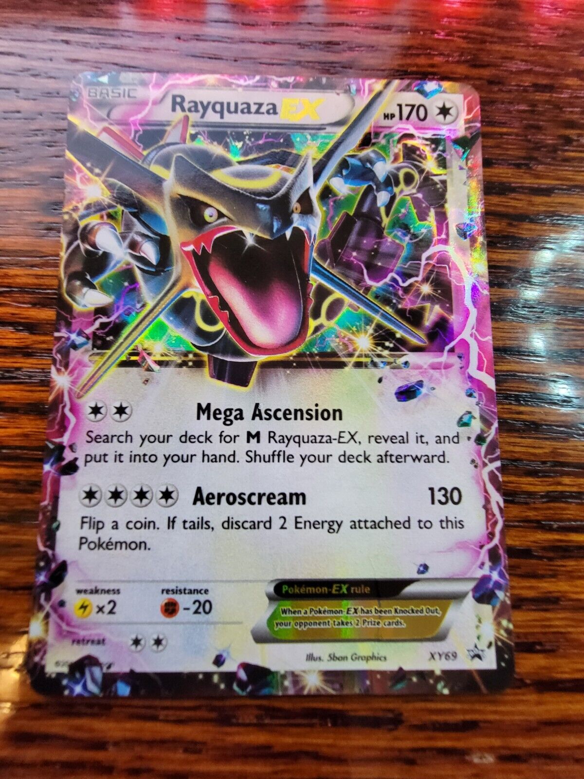 Pokémon Cards Daily on X: Shiny Mega Rayquaza EX secret rare from