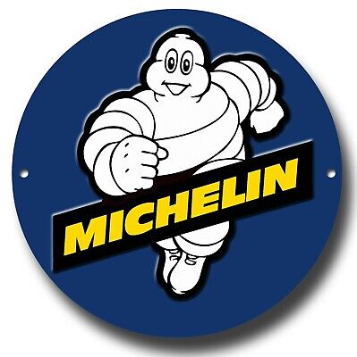 Free Decals with your Purchase MICHELIN TIRES LOGO Aluminum Sign  6" x 24"