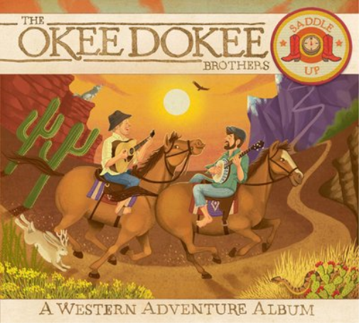 The Okee Dokee Brothers Saddle Up: A Western Adventure Album (CD) Album with DVD