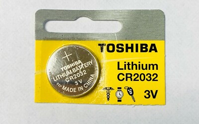 1 x New Original Toshiba CR2032 CR 2032 3V LITHIUM BATTERY BR2032 DL2032 Remote