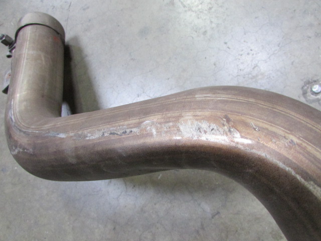 Maserati Quattroporte, LH, Left Side Muffler, Used, Scratched Tips, P/N 255122