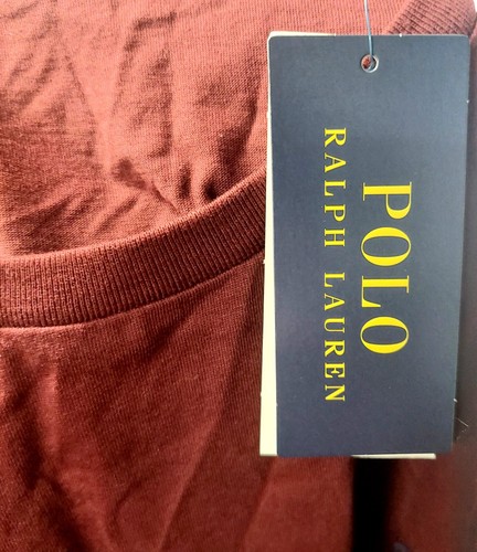 NWT Polo Ralph Lauren Mens Large Custom Slim Fit T-Shirt Crew Neck - Picture 2 of 9