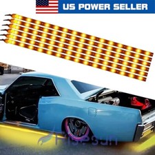 6x Pcs 12v 12inch Flexible Led Strip Light Waterproof For Motors Car Truck Boat