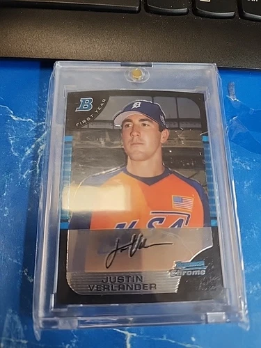 Justin Verlander 2005 Bowman Draft FIRST YEAR #BDP129 ASTROS