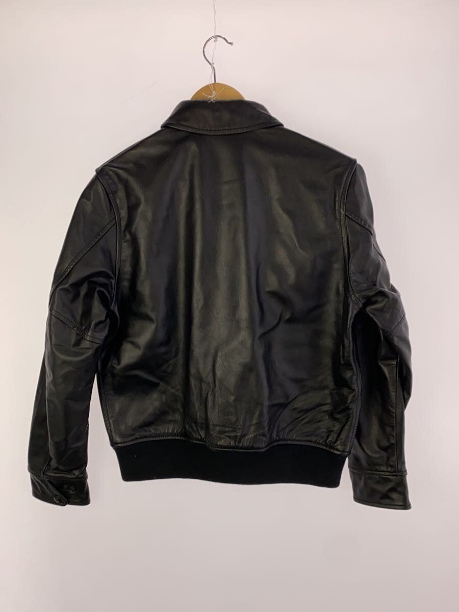 BEAMS leather jacket blouson S horse Black plain 11-18-4456 BEAMS leather jacket blouson S horse Black plain 11-18-4456