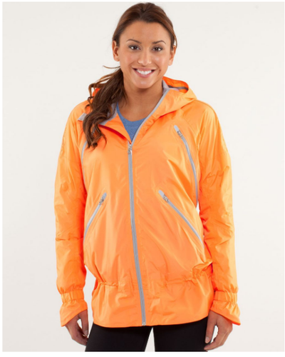 Lululemon Run Make It Rain Jacket Sz 8 
