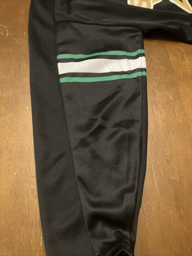VTG 90s Minnesota North Stars CCM Hockey Jersey L Black NHL Sewn - Picture 8 of 11