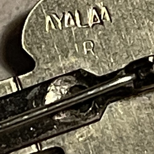 Ayala, Pin Brooch, Vintage, Signed - Picture 6 of 10