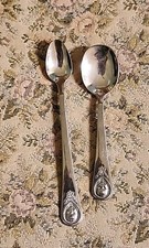 Oneida GERBER Two Stainless Vintage Baby Spoons New Mom