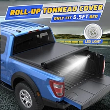 5.5FT Soft Roll Up Tonneau Cover For 2004-2015 Nissan Titan Short Bed Truck