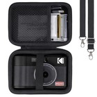 KODAK Mini Shot 2 ERA/Mini 2 Retro Instant Camera and Black,Black Zipper 