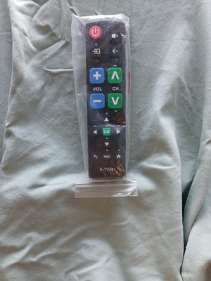 A-TV18 Universal Big Button Easy Use TV Remote Control New Free Shipping