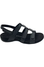 Vionic Adjustable Strap Sandals Rest Amber Black Croc