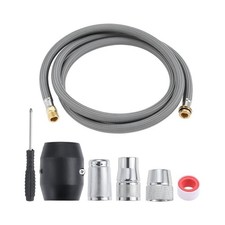 For Grohe Compatible Pull Out Tap Hose with Weighted Ball and Adapters