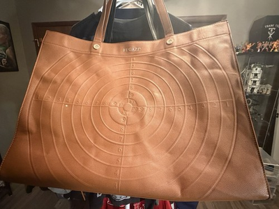 #ad #ad Fugazi Weekender Bag Bullseye .Brown New Tote Purse. Weekender $165.00