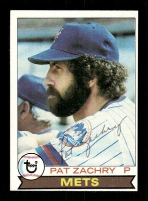 1979 Topps  #621 Pat Zachry signed autograph dec'd, EX, bp EAA1 bxcp71