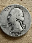 1944-S Silver 90% Washington Quarter