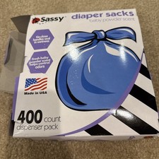Sassy Diaper Sacks Open Box More Than 300 Remaining