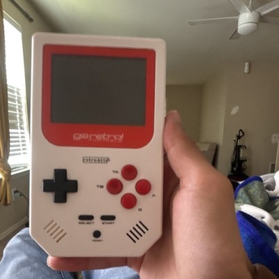 Retro-Bit Go Retro! Handheld Video Game Console Red White Black