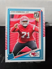 2025 Panini Donruss - Rated Rookie Josh Simmons #368 (RC)