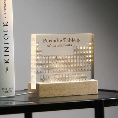 Acryl Elemente Periodensystem Mendelejew Safe Periodensystem Figur Display  
