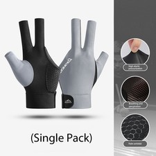 1pc Billiard Gloves Snooker Cue Glove Left-Hand Pool Three Finger Open Glove