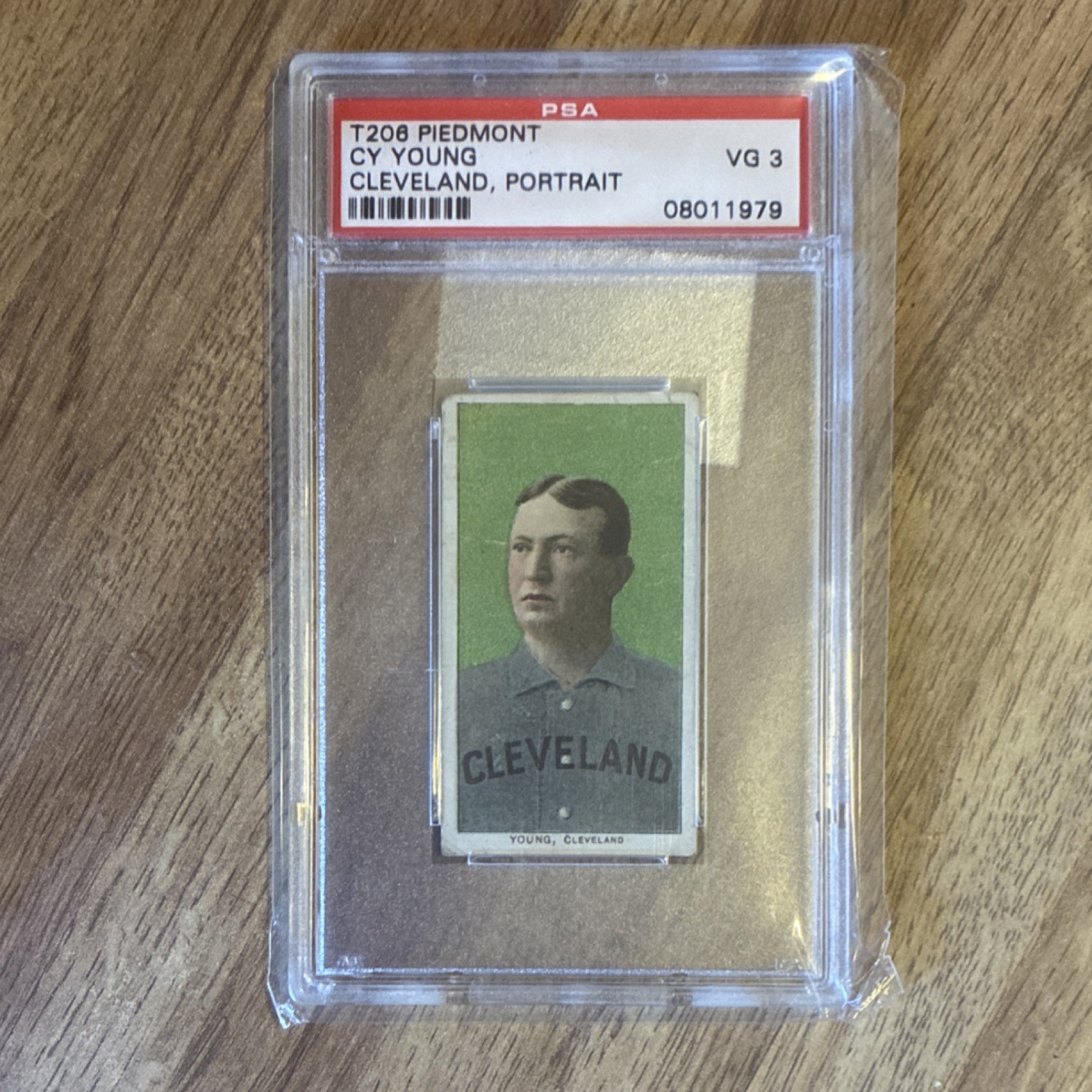 1909-11 T206 Cy Young 350 Piedmont Red Portrait
