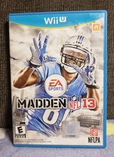 Madden NFL 13 WiiU Game Nintendo - Tested & Working Football CIB 