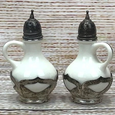 Vintage Lenox Sterling Weighted Salt and Pepper Shakers Made in USA