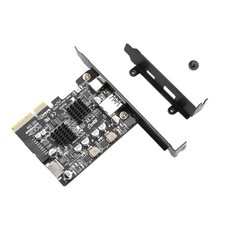 PCI-E X4/X8/X16 To USB 3.2 Gen2 Adapter 10 Gbps Expansion Card Brand New