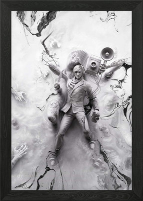 The Evil Within Framed Wall Art Poster Canvas Print Picture