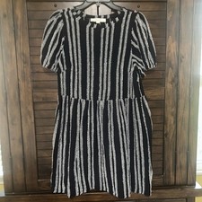 LOFT Dress Small Petite Navy And White. Comfy, Stretchy, Classic, Preppy, Career