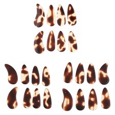 8 médiators plats et lisses pour guzheng (cithare chinoise).