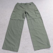BSA Boy Scouts Pants Medium Green Olive Convertible Switchbacks