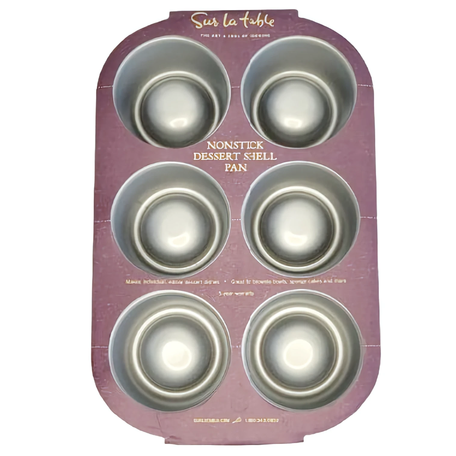 Sur La Table Nonstick Dessert Shell Pan for Brownie Bowls Sponge Cakes NEW