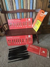 Vintage Calligraphy Drawing Pen Lot Speedball Auto-Feed Nibs Holders Brush