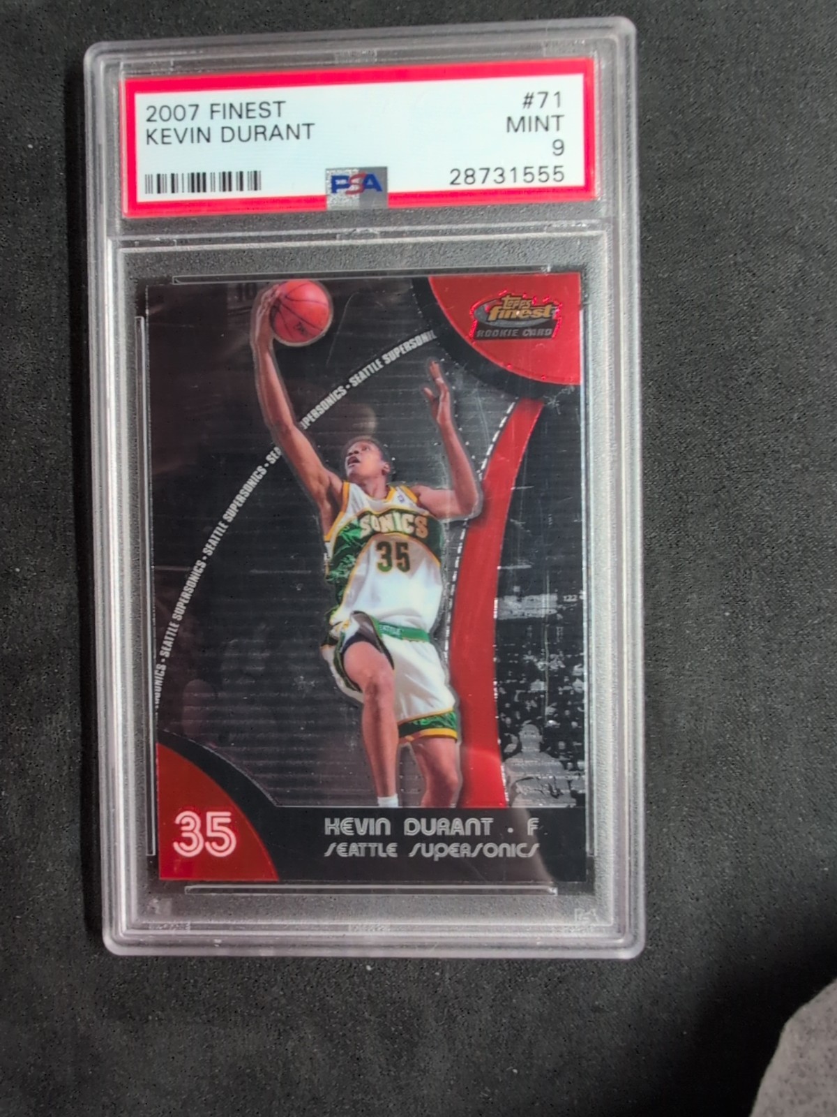 2007-08 Topps Finest - Kevin Durant #71 (RC)