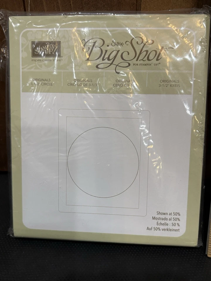 CStampin Up Sizzix Oirginals 3 . 5 " Circle Die For Big Shot Embossing Cutting - Image 2 of 4