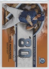 2023 Bowman Scouts Top 100 Orange Refractor 7/25 Kyle Manzardo #BTP-80 g1z