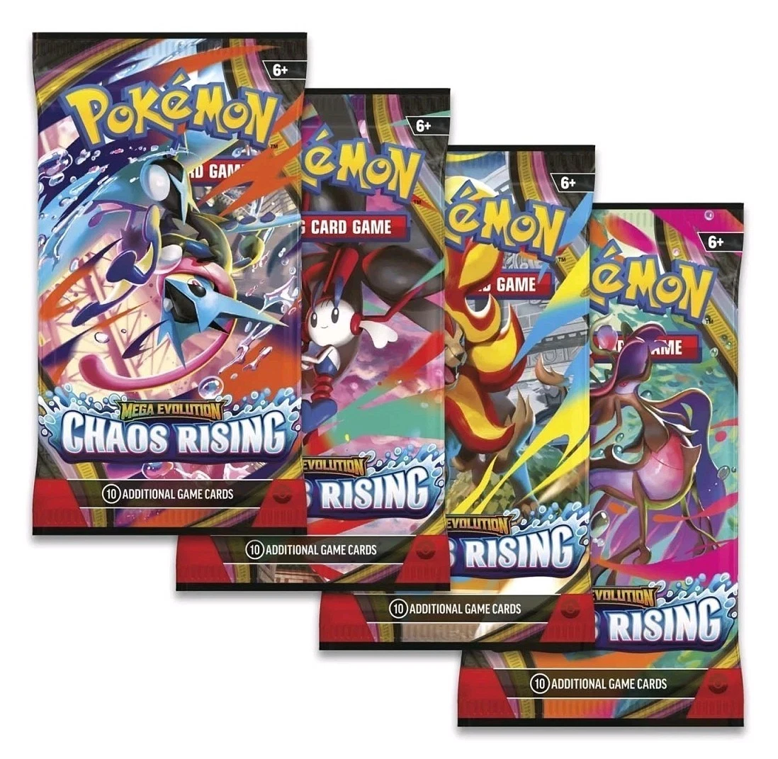 Pokemon TCG Chaos Rising Booster Pack Sealed - (1) Random Pack Art