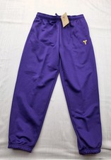 New Nike Mamba Kobe Bryant Jogger Pants Boys Youth Sz XL Purple Gold Lakers