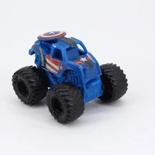 Monster Jam Minis Captain America Marvel Monster Truck 1" Spin Master 2020 Loose