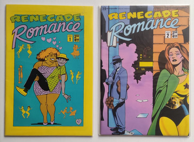 RENEGADE ROMANCE #1+2 Gilbert & Jaime Hermandez 1987 Love & Rockets 