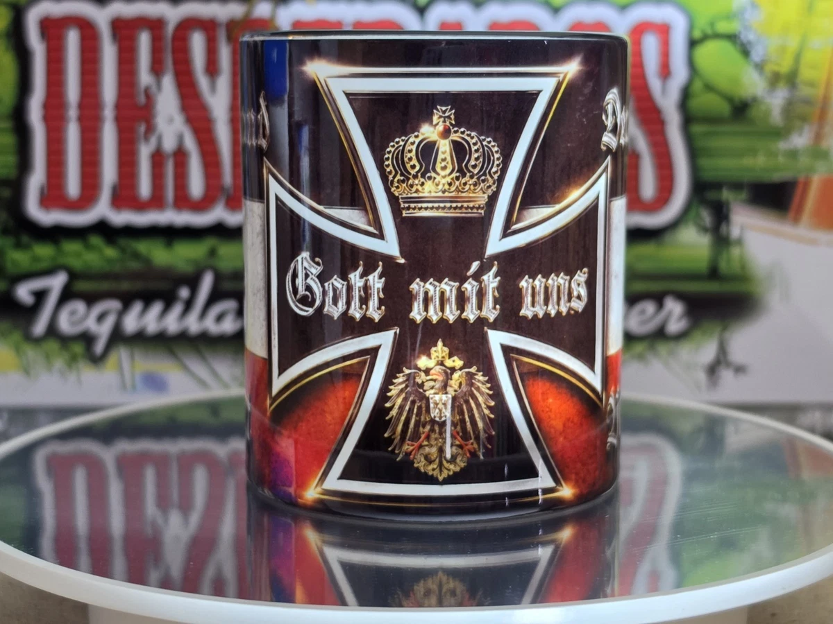 Gott mit uns Deutschland meine Heimat Tasse Schwarze Edt. Geschichte Limitiert
