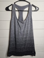 victoria secret vsx Racerback Sports Tank Top Grey Heather Stretch Yoga Sz S
